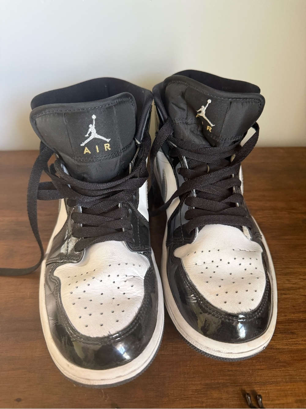Nike Air Jordan 1 High Top Sneakers - Black & White